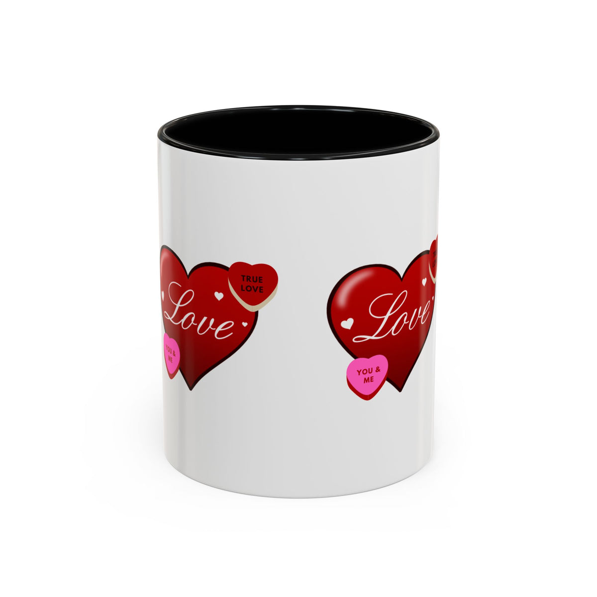 Valentine Heart Love Accent Coffee Mug (11/15oz)