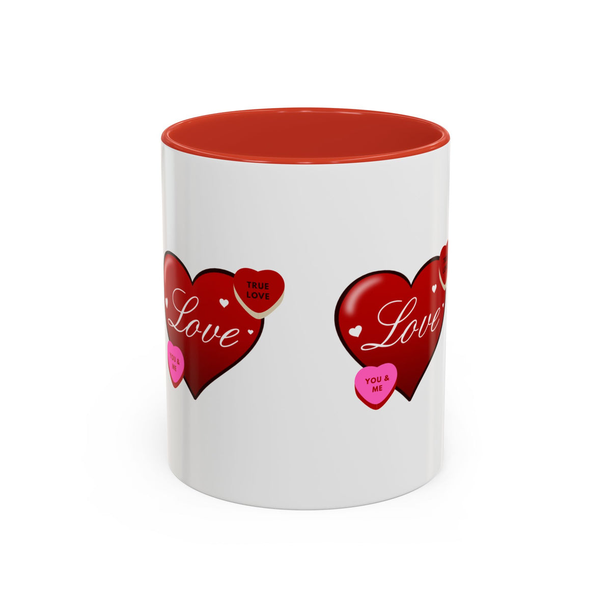Valentine Heart Love Accent Coffee Mug (11/15oz)