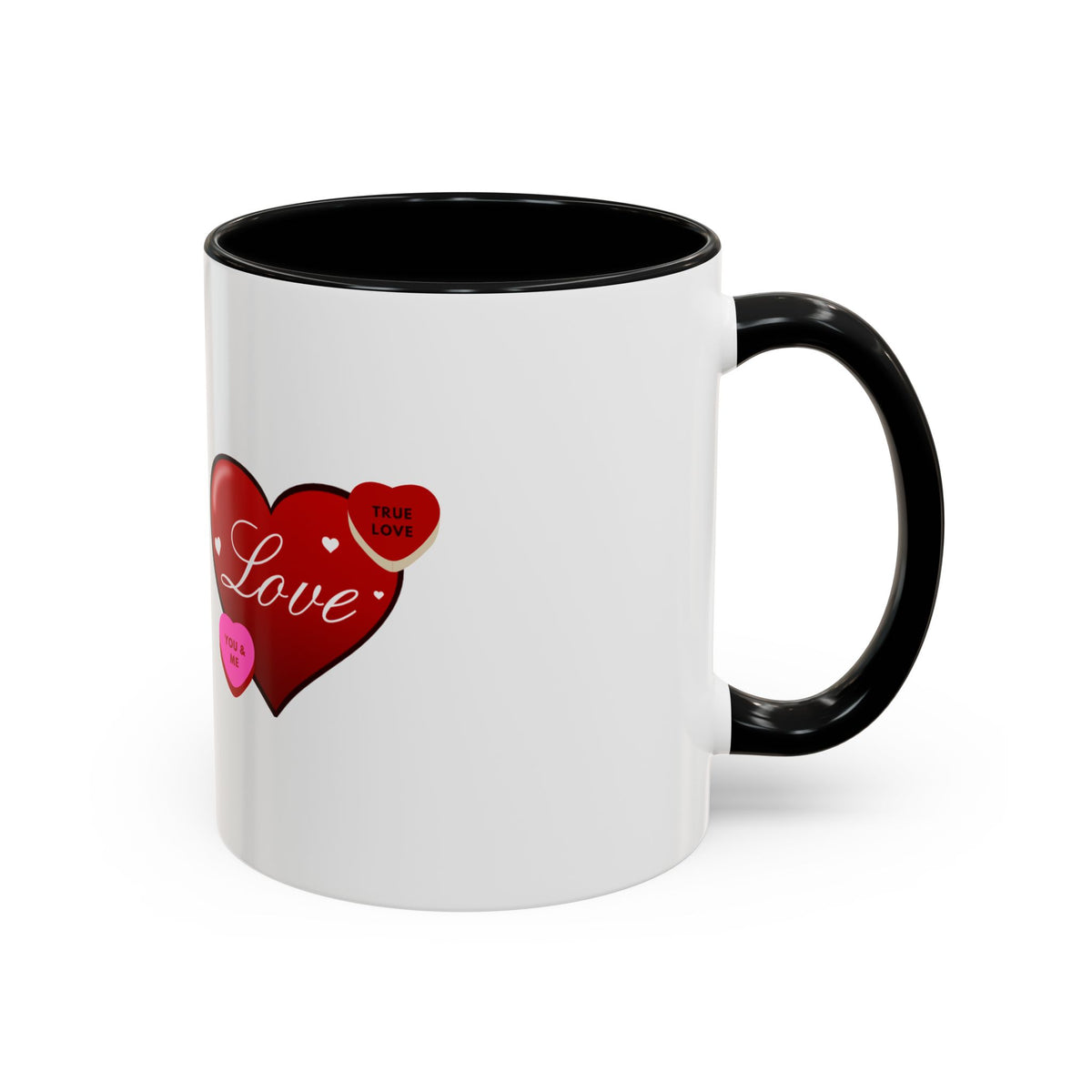 Valentine Heart Love Accent Coffee Mug (11/15oz)
