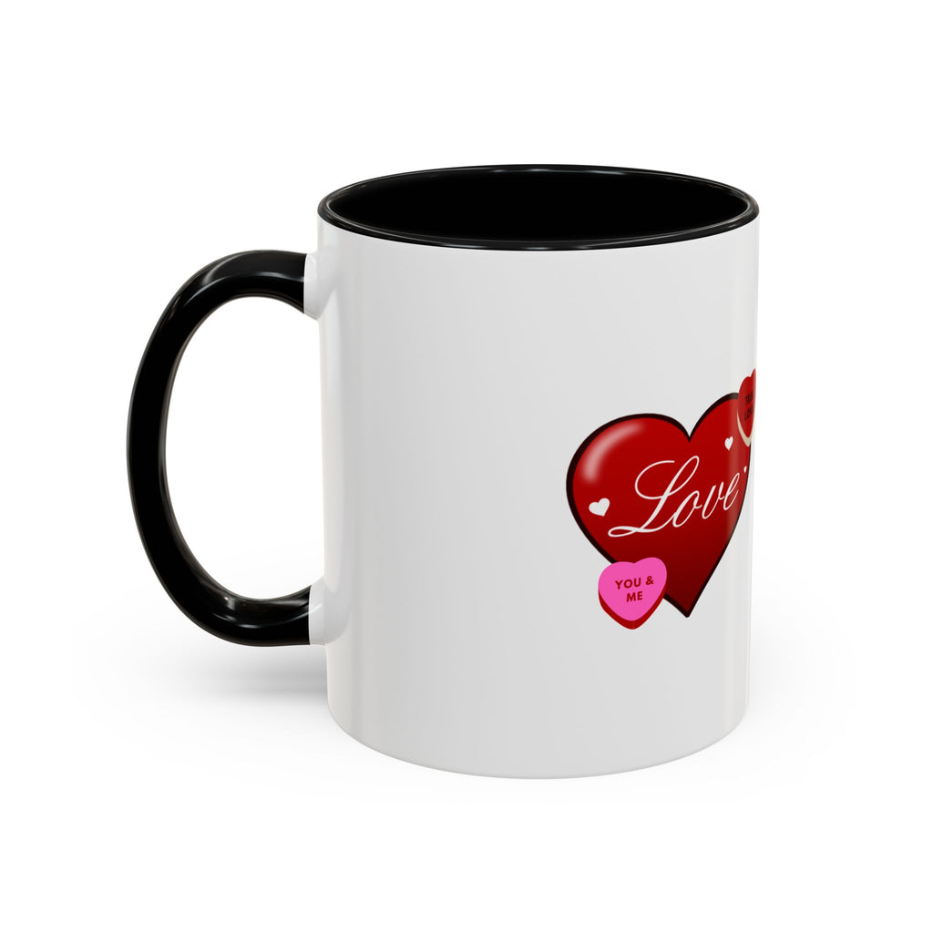 Valentine Heart Love Accent Coffee Mug (11/15oz)